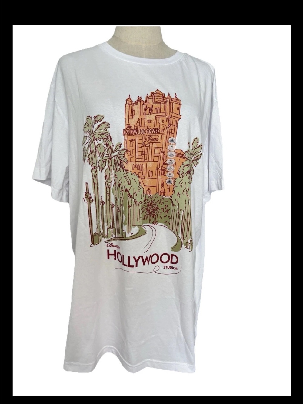 Disney Parks 2026 Hollywood Tower Studios Hotel Tower Of Terror T-Shirt large Ne